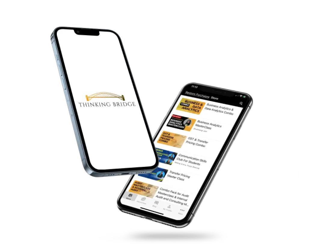 Thinking Bridge app on mobile phones